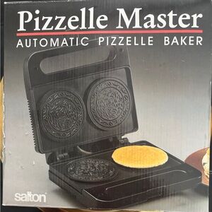 Salton Pizzelle Master Automatic Pizzelle Baker - Black